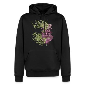 Bes unter Wasser - Männer Premium Bio Hoodie - Schwarz - Vorne - Nico (187cm)