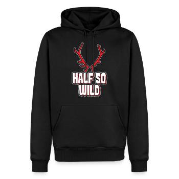 Lustiger Denglisch Spruch Denglisch Sprüche - Männer Premium Bio Hoodie - Schwarz - Vorne - Nico (187cm)