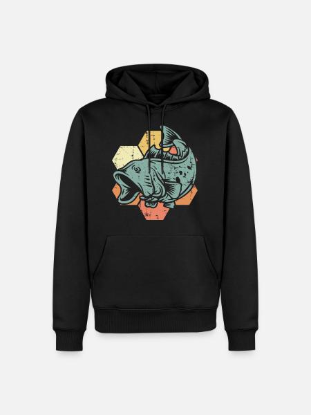Pisces - Men’s Premium Organic Hoodie - black