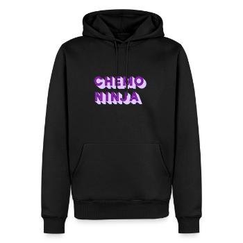 Cancer Chemo Cancer Journée mondiale du cancer Fuck CANCER - Sweat à capuche Premium bio Homme - noir - Devant - Nico (187cm)
