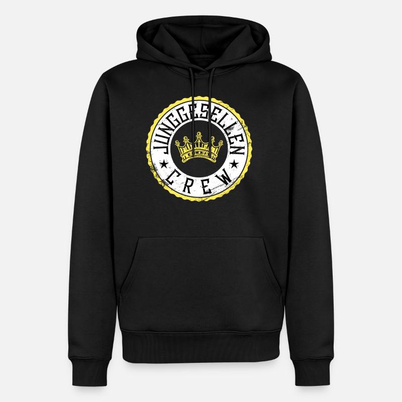 équipe de célibataire - Sweat à capuche Premium bio Homme - noir