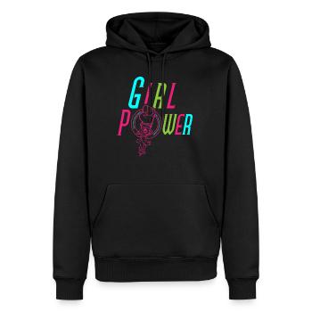 Girl Frauen Power Kraft Stärke Venus Geschenk - Männer Premium Bio Hoodie - Schwarz - Vorne - Nico (187cm)