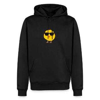 Süßes flauschiges Küken Sonnenbrille Geschenk Spaß - Männer Premium Bio Hoodie - Schwarz - Vorne - Nico (187cm)