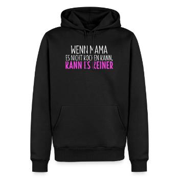 Koch TShirt Kochen Köchin Kochkunst Geschenk - Männer Premium Bio Hoodie - Schwarz - Vorne - Nico (187cm)