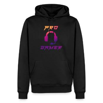 Pro Gamer Gaming Headset Gamer - Sweat à capuche Premium bio Homme - noir - Devant - Nico (187cm)