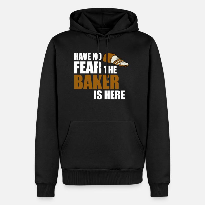 Bäcker - Männer Premium Bio Hoodie - Schwarz