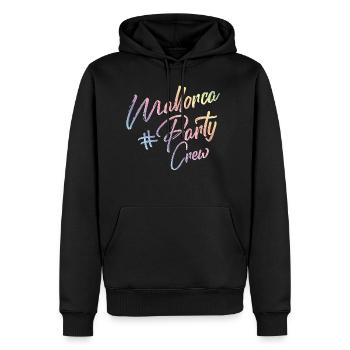 Équipe de fête de Majorque - Sweat à capuche Premium bio Homme - noir - Devant - Nico (187cm)