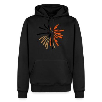musical fireworks - Men’s Premium Organic Hoodie - black - Front - Nico (187cm)