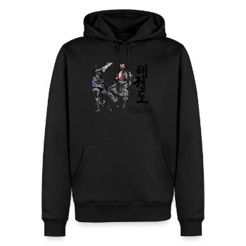 taekwondo cup - Men’s Premium Organic Hoodie - black - Front - Nico (187cm)