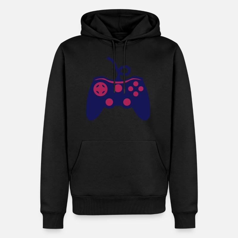 Joystick Joystick-Videospiele 1 13 - Männer Premium Bio Hoodie - undefined