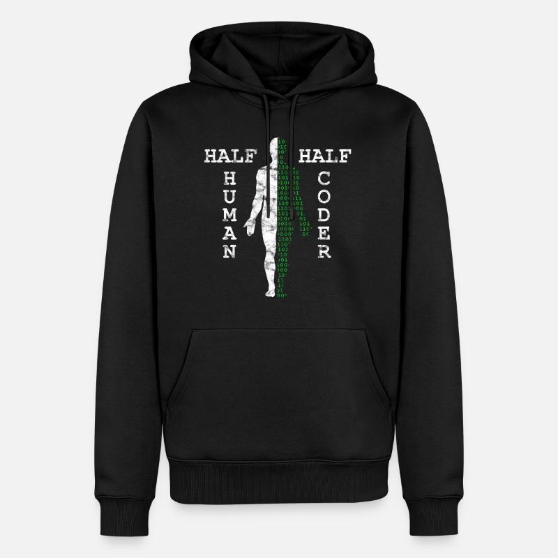 Programmer - Men’s Premium Organic Hoodie - black