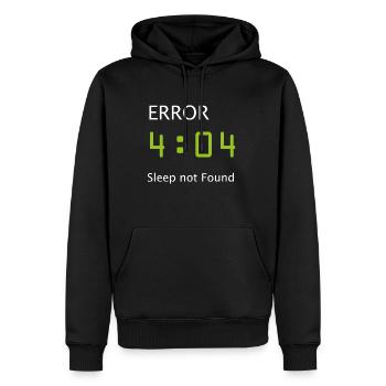 Informatik Nerd Geek Programmierer Morgenmuffel - Männer Premium Bio Hoodie - Schwarz - Vorne - Nico (187cm)