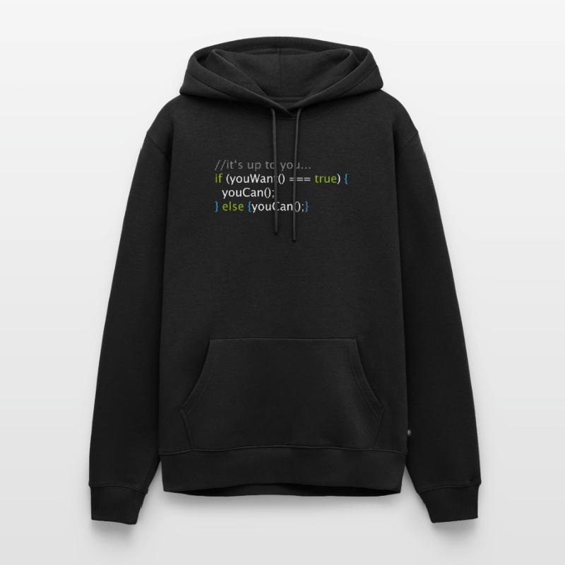 Computer Science Nerd Geek Programmer Code Men’s Premium Organic Hoodie