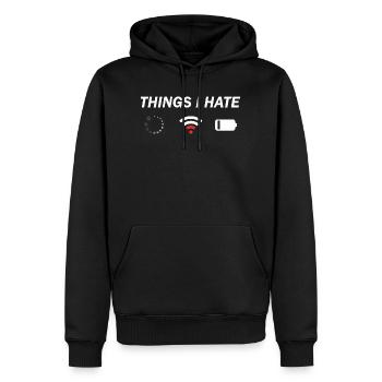 Programmierer Computer Nerd Gamer Geschenk - Männer Premium Bio Hoodie - Schwarz - Vorne - Nico (187cm)
