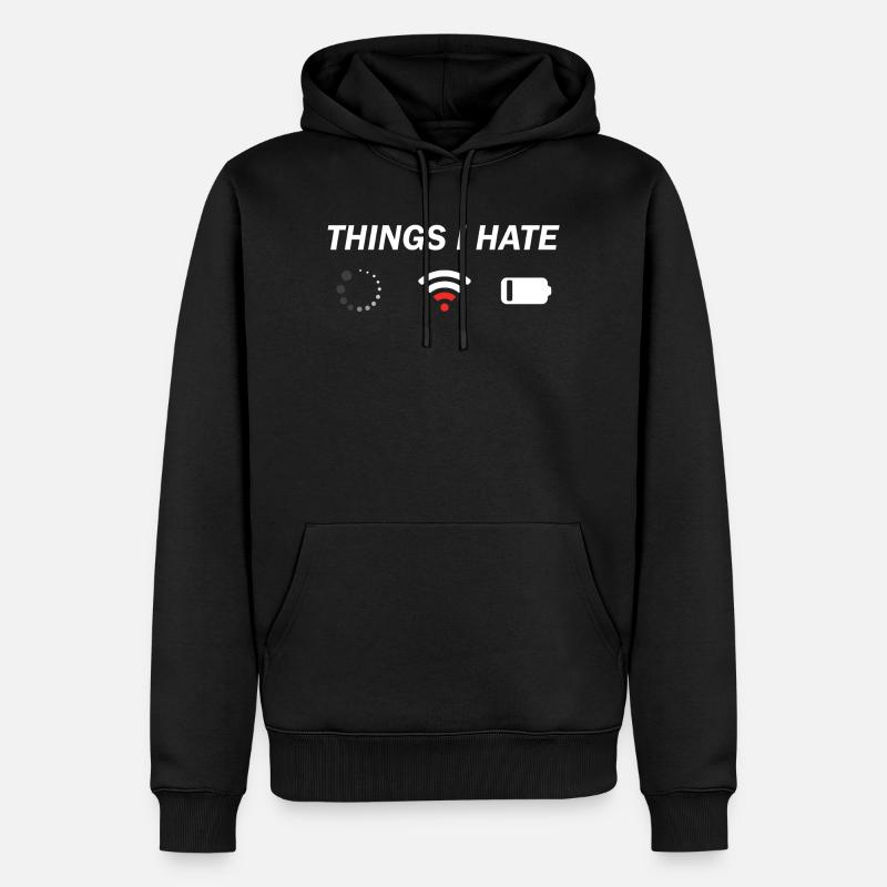 Programmeur Computer Nerd Gamer Cadeau - Sweat à capuche Premium bio Homme - noir