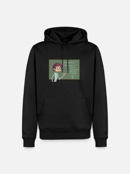Math teacher - Men’s Premium Organic Hoodie - black