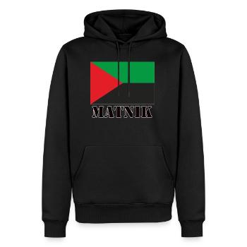 Matnik - Martinique Landesflagge - Männer Premium Bio Hoodie - Schwarz - Vorne - Nico (187cm)