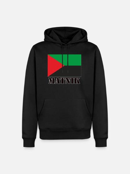 Matnik - Pays Martinique Drapeau - Sweat à capuche Premium bio Homme - noir