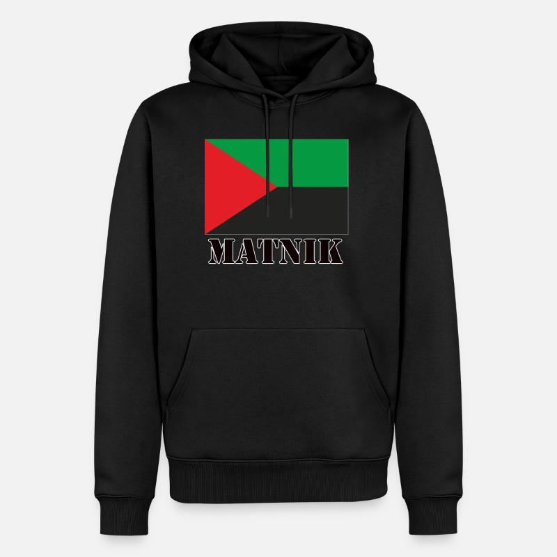 Matnik - Pays Martinique Drapeau - Sweat à capuche Premium bio Homme - noir