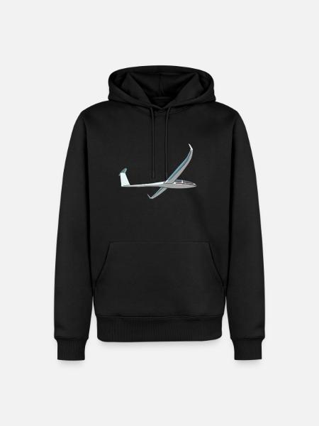 Glider flight glider glider - Men’s Premium Organic Hoodie - black