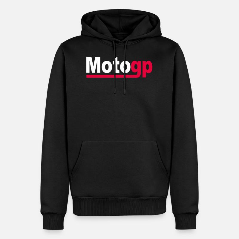 Moto gp - Männer Premium Bio Hoodie - Schwarz