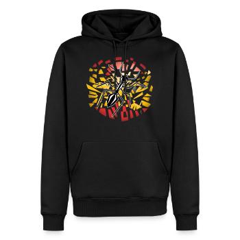 Rennsport, Motorrad, Ameise Spanien - Männer Premium Bio Hoodie - Schwarz - Vorne - Nico (187cm)