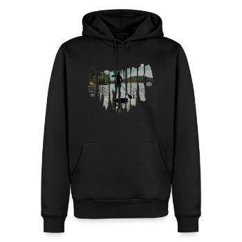 Stand up Paddling | SUP | stand up paddle - Männer Premium Bio Hoodie - Schwarz - Vorne - Nico (187cm)