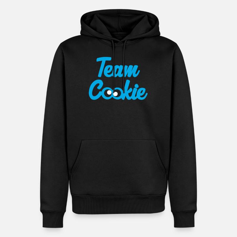 Team Cookie Kekse Plätzchen - Männer Premium Bio Hoodie - Schwarz