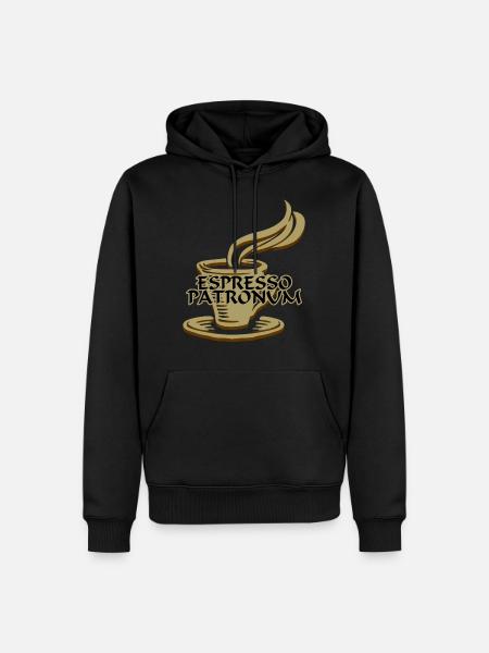 ESPRESSO PATRONUM - Men’s Premium Organic Hoodie - black