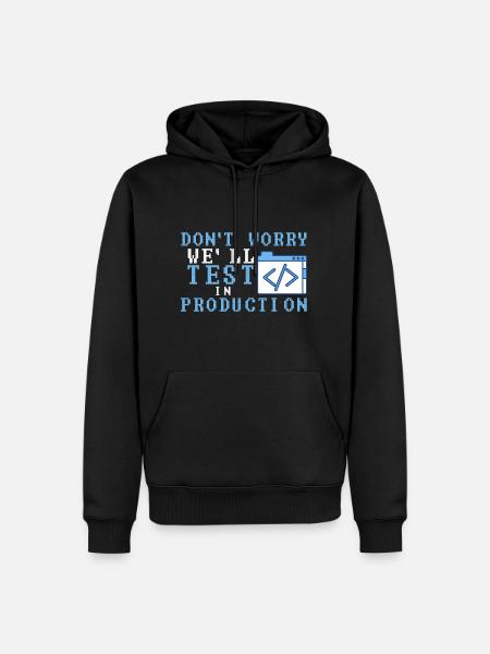 Informatiker IT Computer - Männer Premium Bio Hoodie - Schwarz