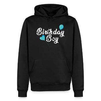 Birthday Boy | Geburtstag Junge Jungs Mann Männer - Männer Premium Bio Hoodie - Schwarz - Vorne - Nico (187cm)