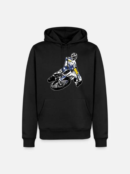 Enduro Offroad - Men’s Premium Organic Hoodie - black