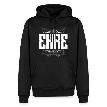 Ehre - Für alle Ehrenbrüder - Männer Premium Bio Hoodie - Schwarz - Vorne - Nico (187cm)