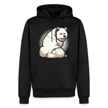 Samoyed Samoyed Owner Samoyed Lovers - Men’s Premium Organic Hoodie - black - Front - Nico (187cm)