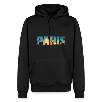 Frankreich Paris Franzose Französisch - Männer Premium Bio Hoodie - Schwarz - Vorne - Nico (187cm)