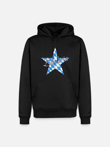 Bavaria Bayern - Männer Premium Bio Hoodie - Schwarz