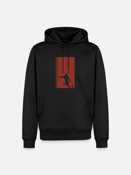 Soccer Kicker Defender Goalkeeper - Men’s Premium Organic Hoodie - black