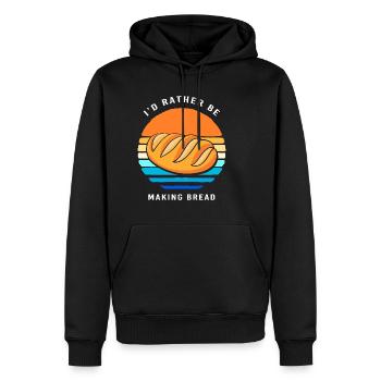 Bäcker Bäckerin Backen - Männer Premium Bio Hoodie - Schwarz - Vorne - Nico (187cm)