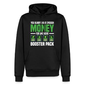 Sammelkarten Spieler | Trading Karten Geschenke - Männer Premium Bio Hoodie - Schwarz - Vorne - Nico (187cm)