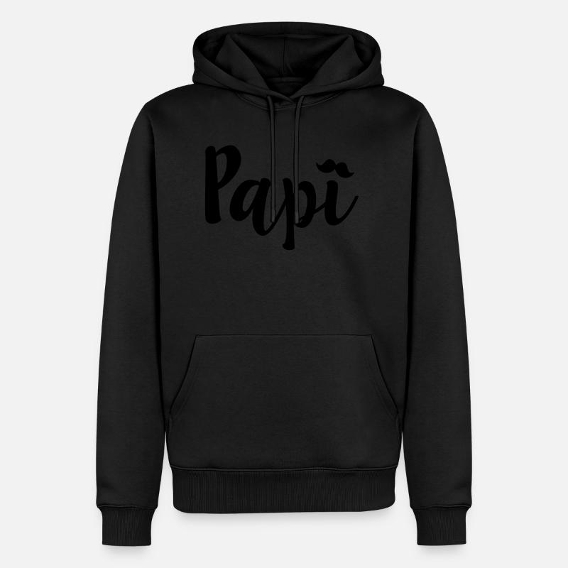 Papi - Felpa con cappuccio ecologica premium da uomo - undefined