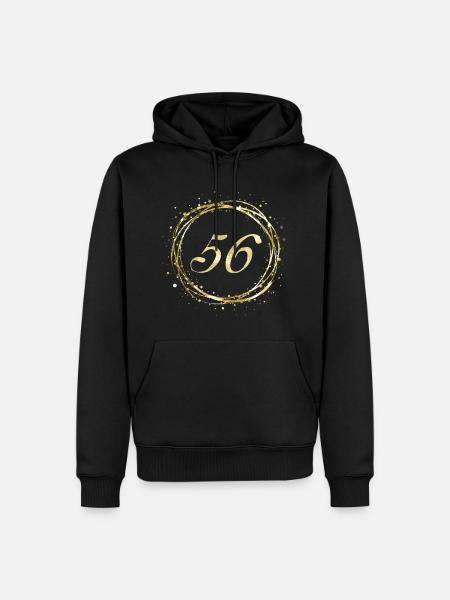 56 - Men’s Premium Organic Hoodie - black