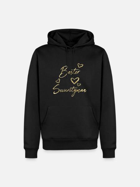 Best Securityman - Men’s Premium Organic Hoodie - black
