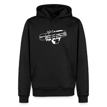EDDT/TXL – Flughafen Berlin-Tegel - Männer Premium Bio Hoodie - Schwarz - Vorne - Nico (187cm)