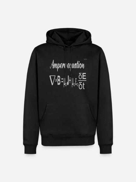 Ampere equation - Men’s Premium Organic Hoodie - black