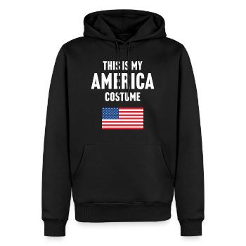 Dieses My America Kostüm - Männer Premium Bio Hoodie - Schwarz - Vorne - Nico (187cm)