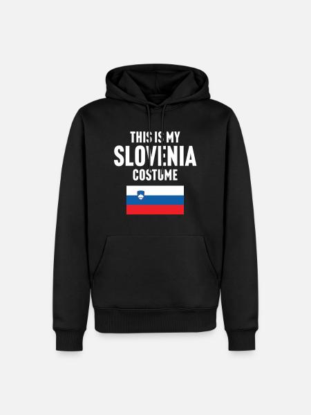 This my Slovenia costume - Men’s Premium Organic Hoodie - black