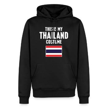 Das ist mein Thailand Kostüm - Männer Premium Bio Hoodie - Schwarz - Vorne - Nico (187cm)