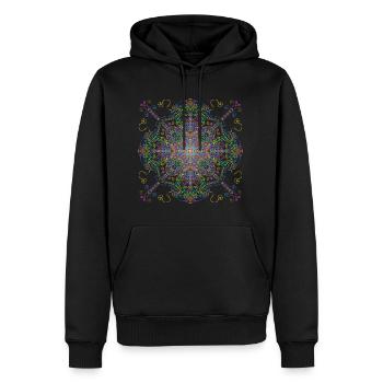 Renaissance 2.0 Key - Männer Premium Bio Hoodie - Schwarz - Vorne - Nico (187cm)