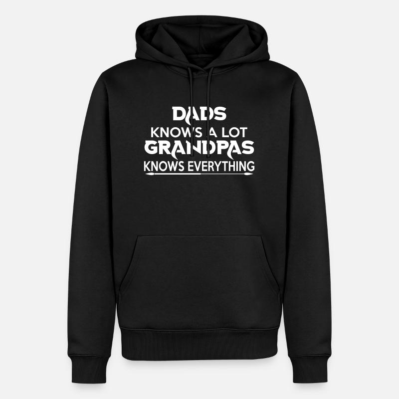 Bester Großvater - Männer Premium Bio Hoodie - Schwarz