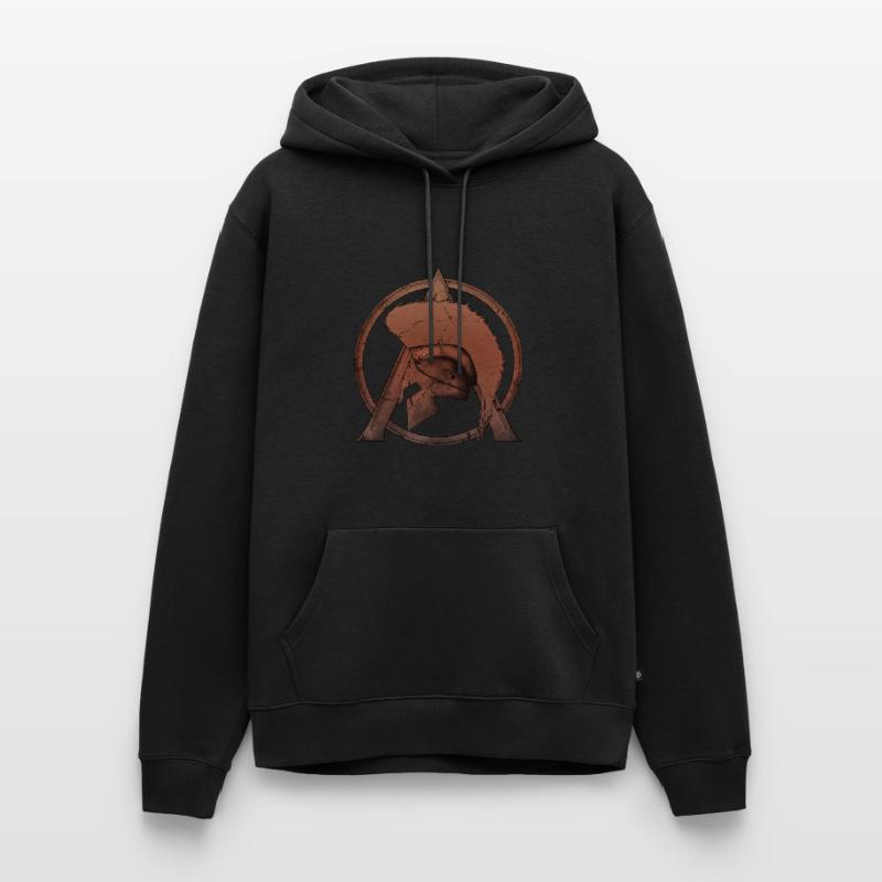Casque de Leonida et Sparta Lambda Sweat à capuche Premium bio Homme